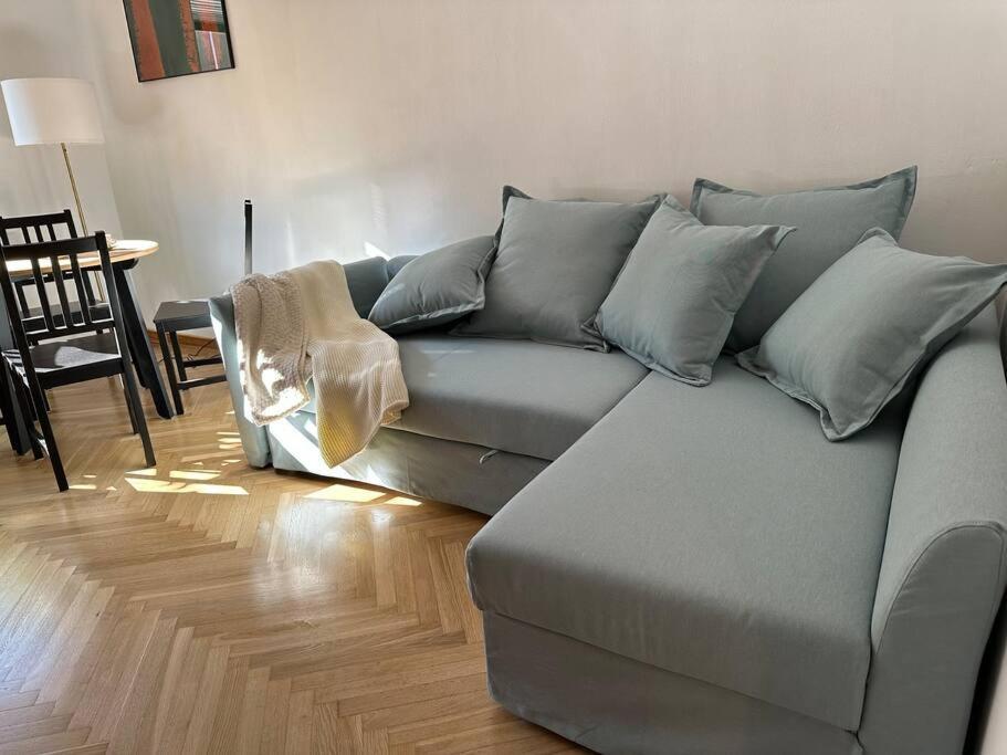 Ferienwohnung Stary Mokotow, Z Ogrodkiem Warschau Exterior foto
