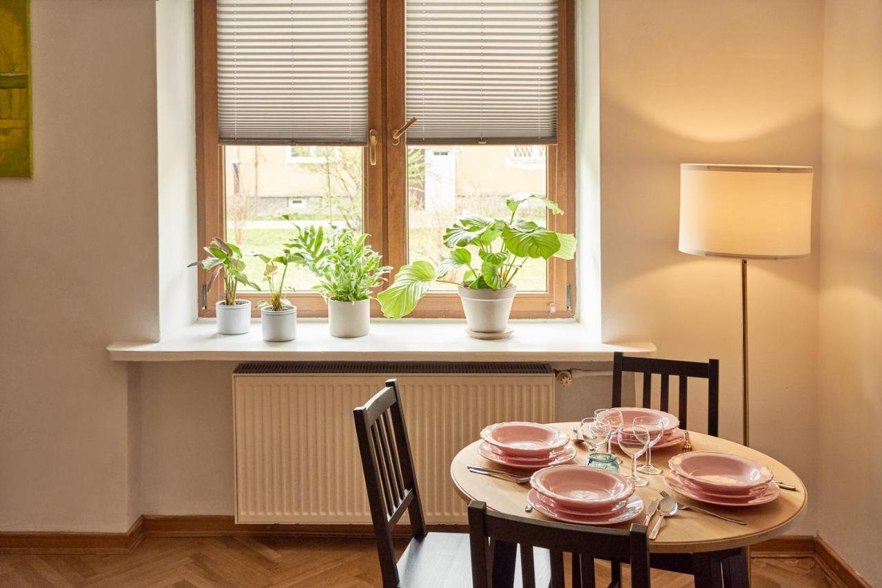 Ferienwohnung Stary Mokotow, Z Ogrodkiem Warschau Exterior foto