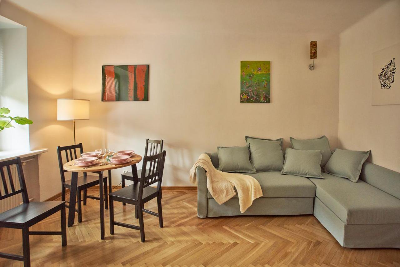 Ferienwohnung Stary Mokotow, Z Ogrodkiem Warschau Exterior foto