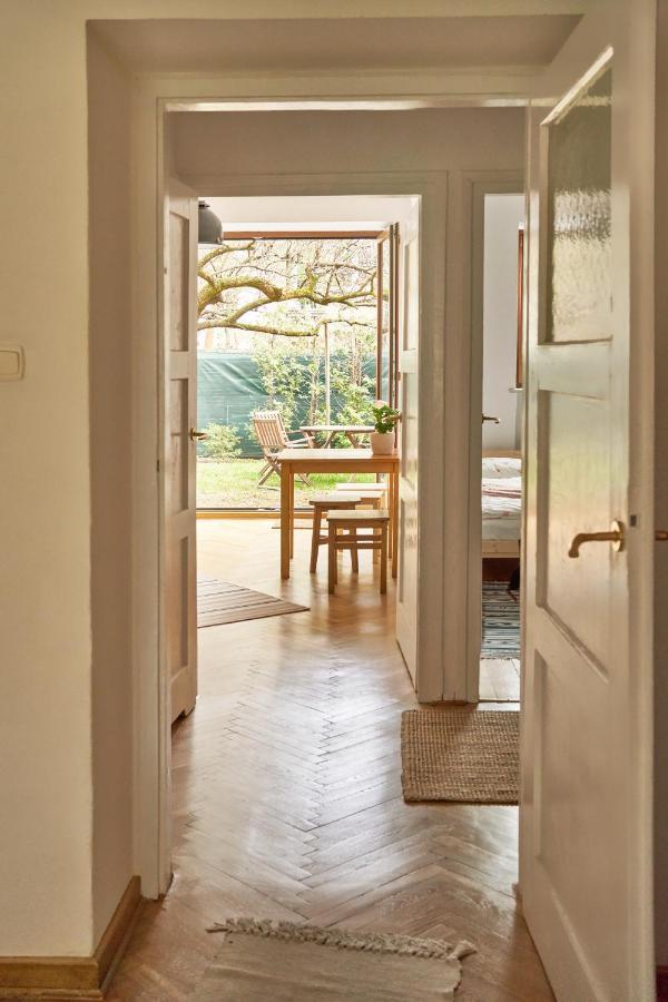 Ferienwohnung Stary Mokotow, Z Ogrodkiem Warschau Exterior foto