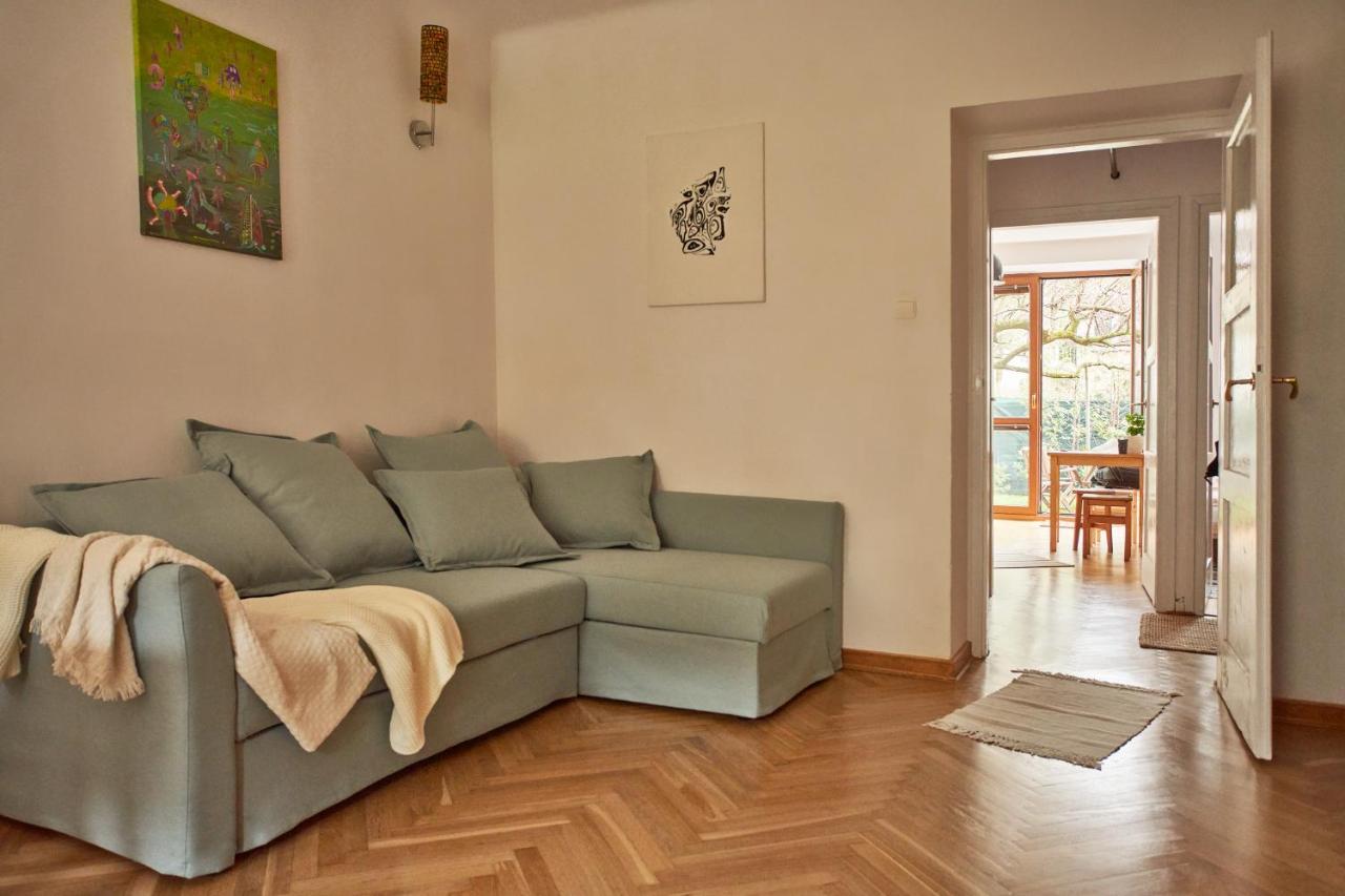 Ferienwohnung Stary Mokotow, Z Ogrodkiem Warschau Exterior foto